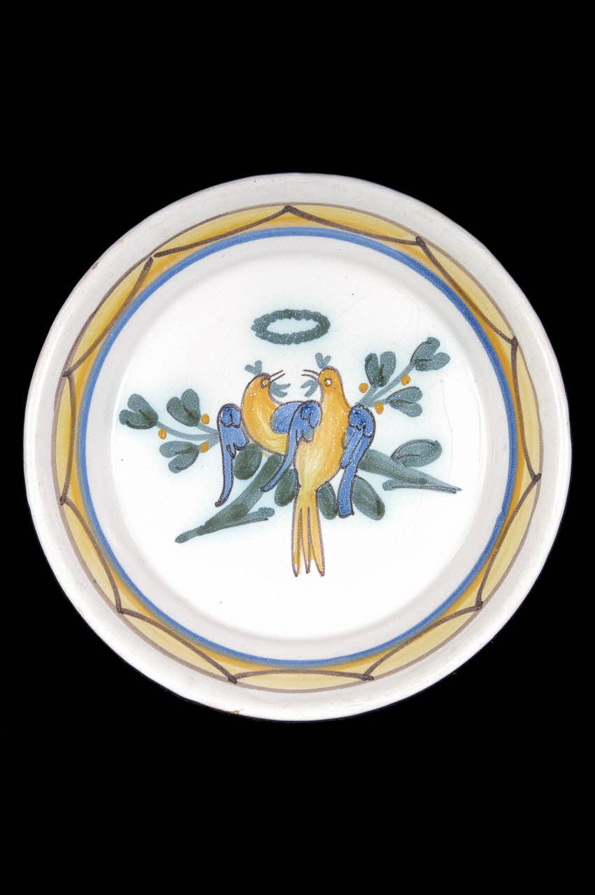 assiette calotte Aunis-Saintonge-Angoumois 1800-1825 1943.146.14 Photo