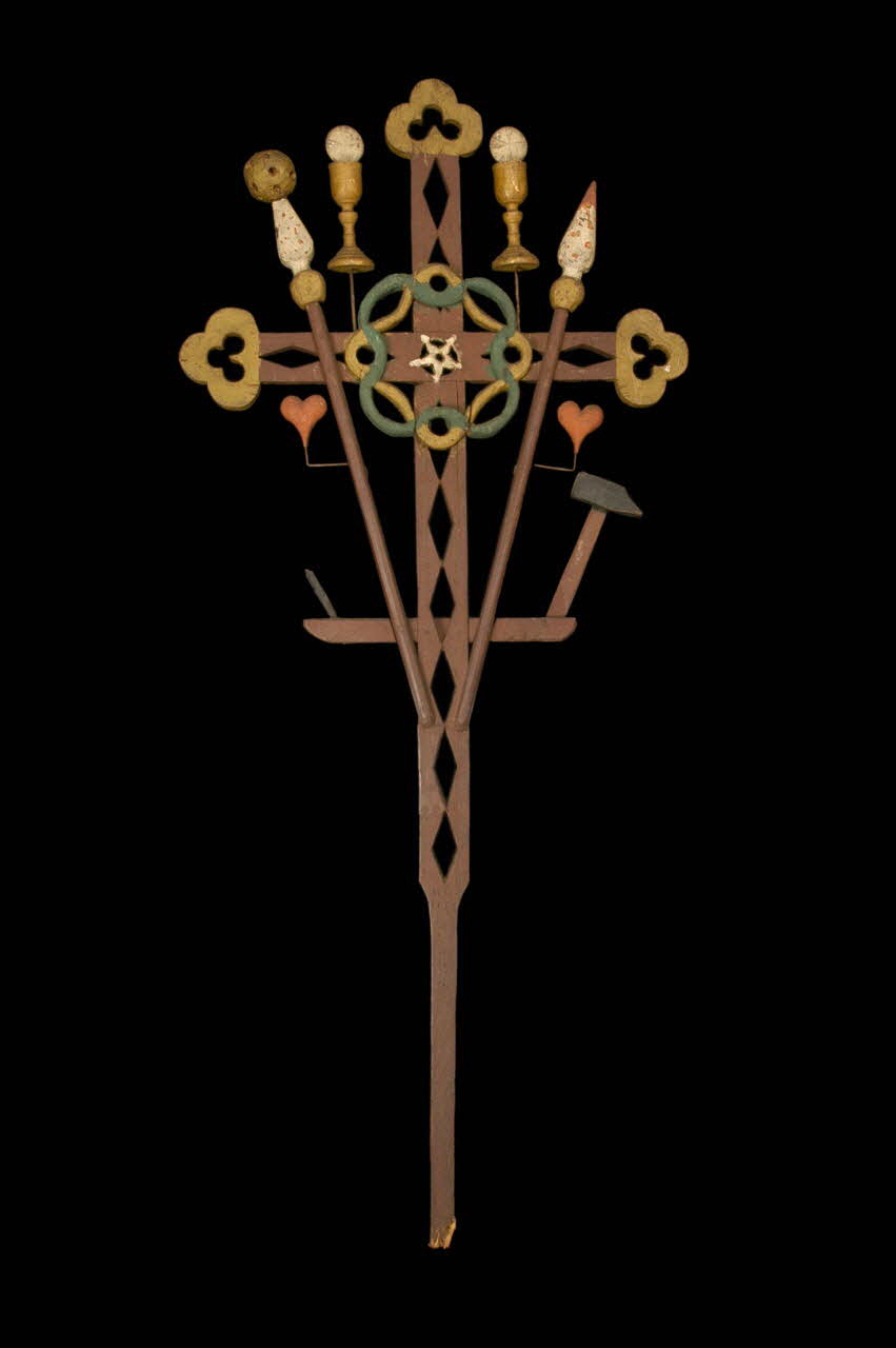 croix processionnelle de pénitent 1945.32.2 Photo