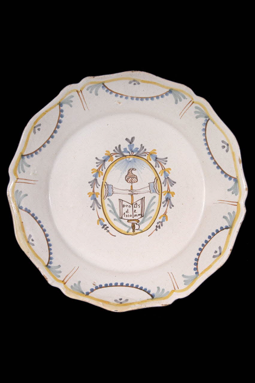 assiette calotte Bourgogne, France 1789-1795 1946.112.2 Photo
