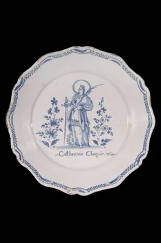assiette plate Bourgogne, France 1768 1946.112.6  Photo