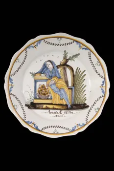 assiette calotte Bourgogne, France 1806 1946.112.7  Photo