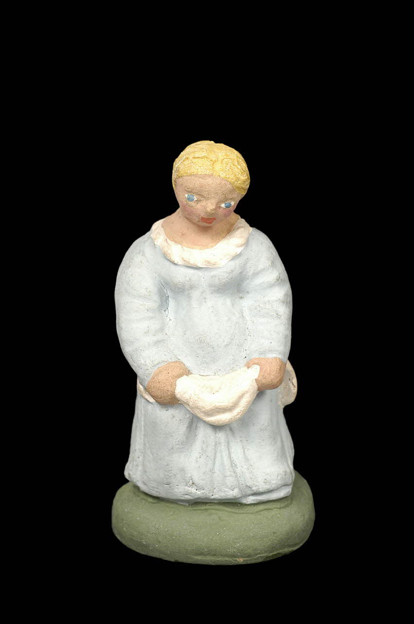 René Gilles figurine de crèche santon Rhône-Alpes, France 1941 1946.50.1 Photo