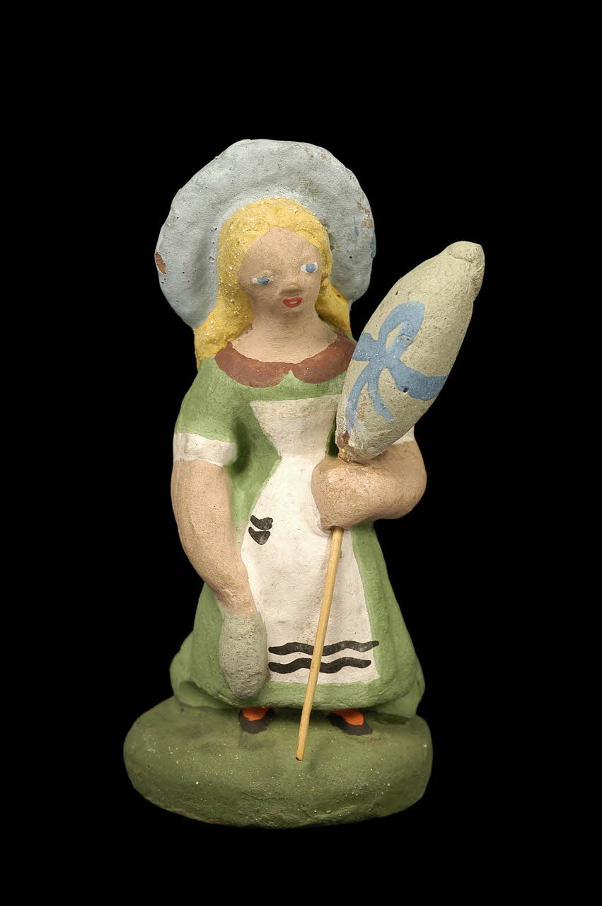 René Gilles figurine de crèche santon Rhône-Alpes, France 1941 1946.50.6 Photo