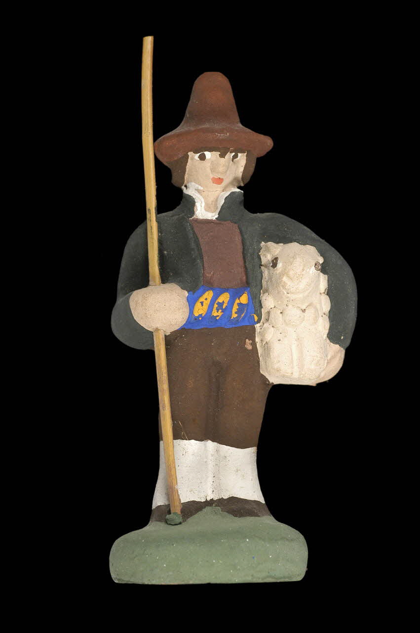 René Gilles figurine de crèche santon Rhône-Alpes, France 1941 1946.50.7 Photo