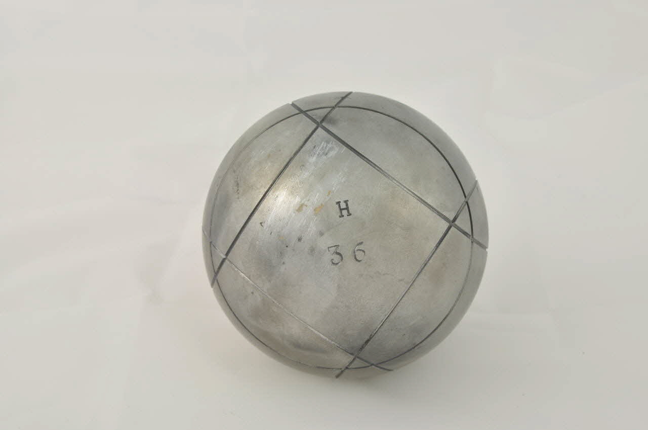 jeu de boule lyonnaise Île-de-France, France 1957 1958.35.5 Photo Mucem