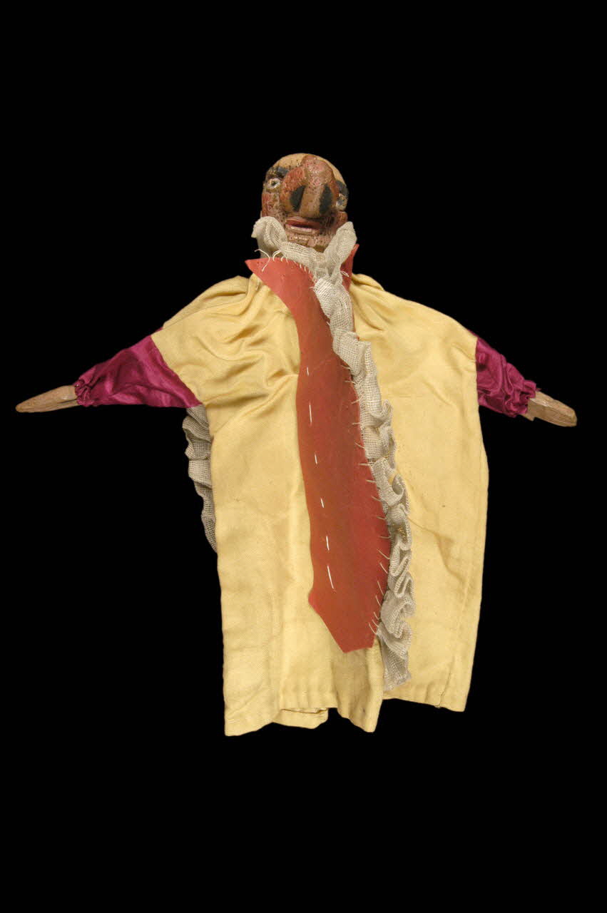 Neron De Bellencourt marionnette à gaine Polichinelle Île-de-France, France 1868 1948.19.3 Photo