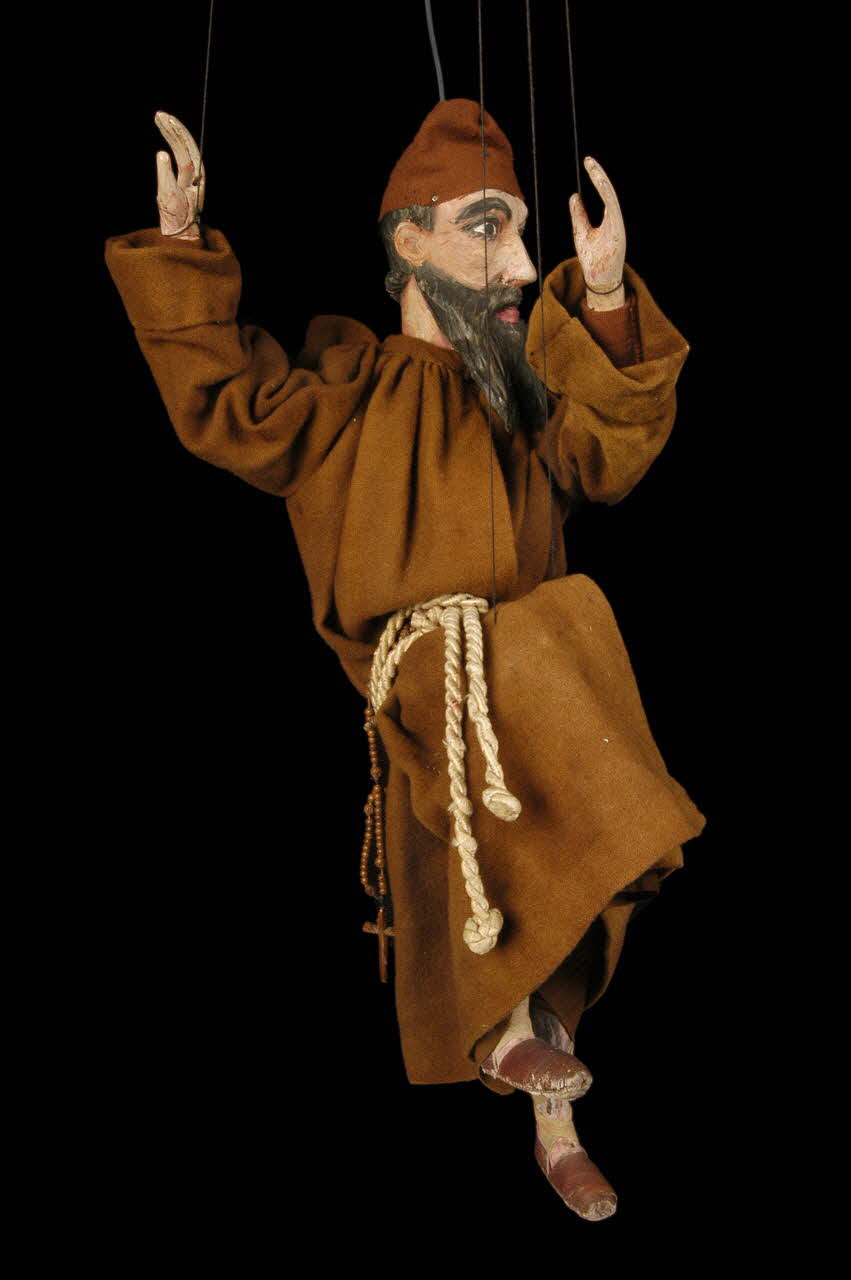 marionnette à tringle et à fils Saint Antoine 1948.6.1 Photo