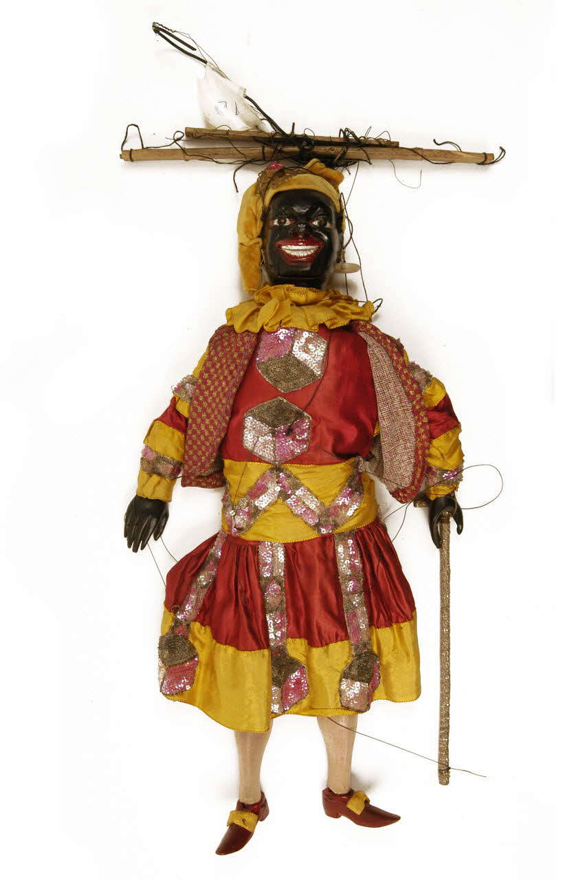 marionnette à tringle et à fils Madame Bamboula, danseuse de cake-walk 1948.6.85 Photo