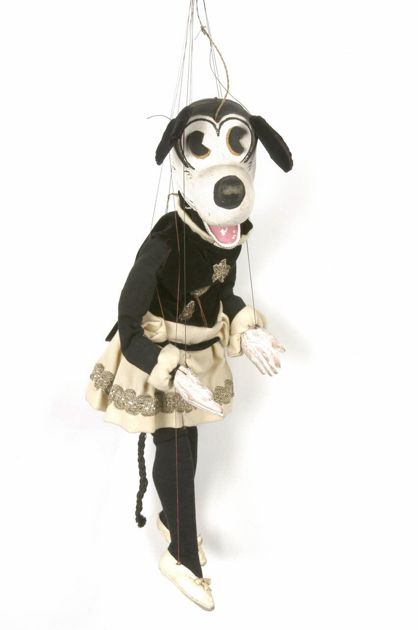 marionnette à tringle et à fils Minnie 1948.6.86 Photo Mucem / Anne Maigret