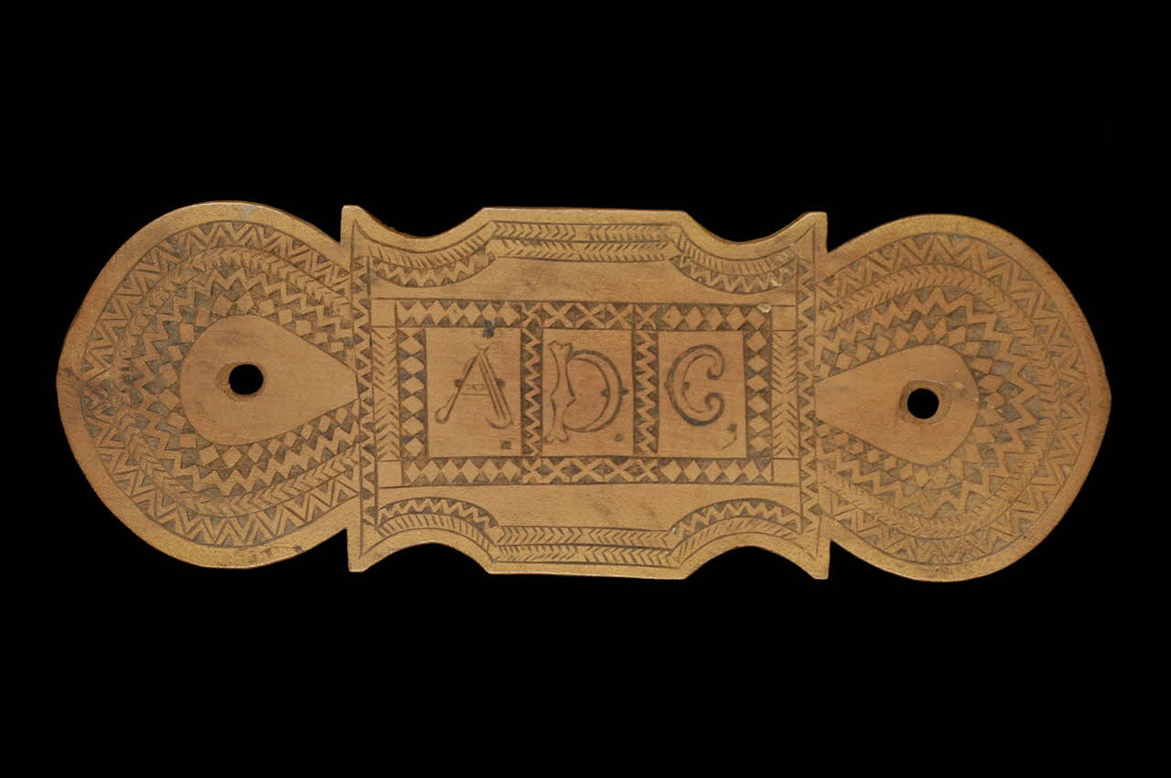 PLAQUETTE DE BOIS DMH1949.34.48 Photo