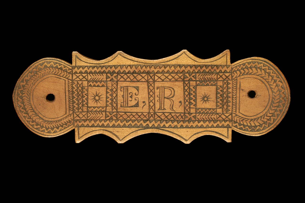 PLAQUETTE DE BOIS DMH1949.34.49 Photo
