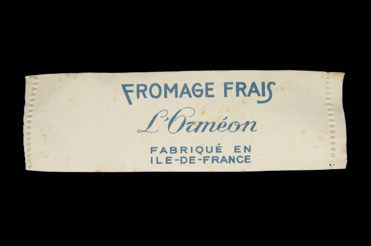 ETIQUETTE DE FROMAGE 1951.26.3 Photo