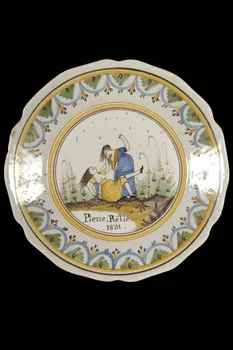 assiette calotte Bourgogne, France 1831 1952.108.9 Photo