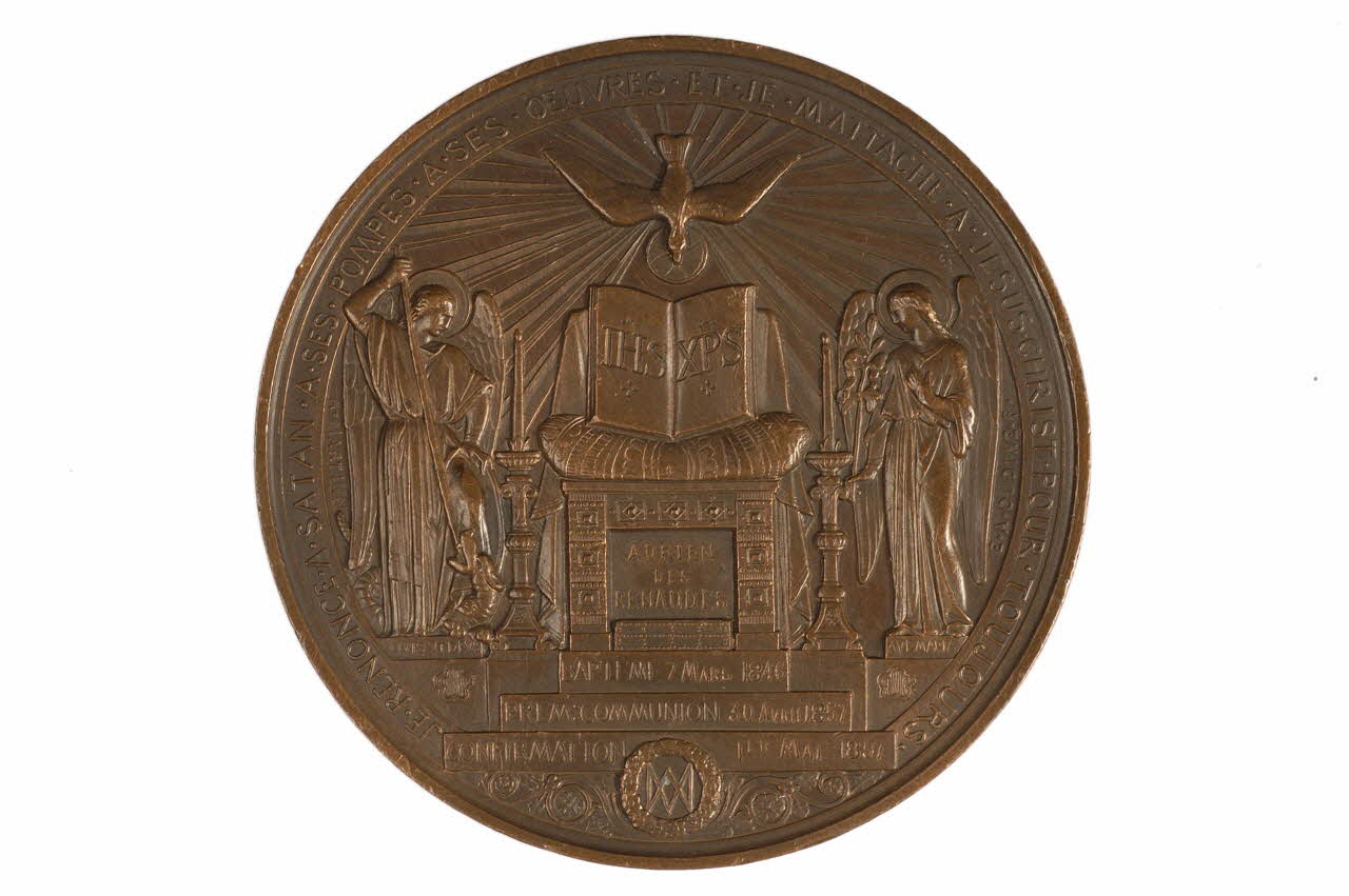 médaille de dévotion 1857 1952.4.1 Photo