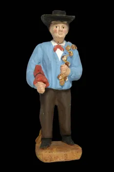 Louis Neveu figurine de crèche santon Provence-Alpes-Côte d'Azur, France 1951 1952.8.10 Photo