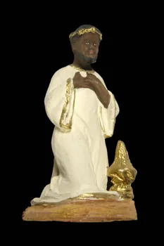 Louis Neveu figurine de crèche santon Provence-Alpes-Côte d'Azur, France 1951 1952.8.15 Photo