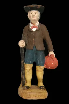 Louis Neveu figurine de crèche santon Provence-Alpes-Côte d'Azur, France 1951 1952.8.16 Photo