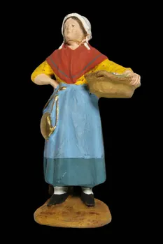 Louis Neveu figurine de crèche santon Provence-Alpes-Côte d'Azur, France 1951 1952.8.18 Photo