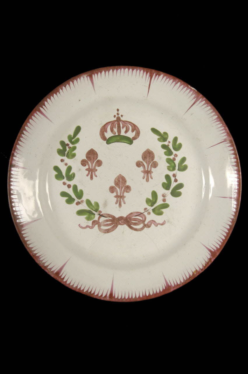 assiette plate 1800-1850 1955.126.3 Photo