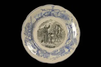 Hippolyte Boulenger assiette plate Île-de-France, France 1875 1955.134.10 Photo