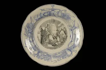 Hippolyte Boulenger assiette plate Île-de-France, France 1875 1955.134.12 Photo