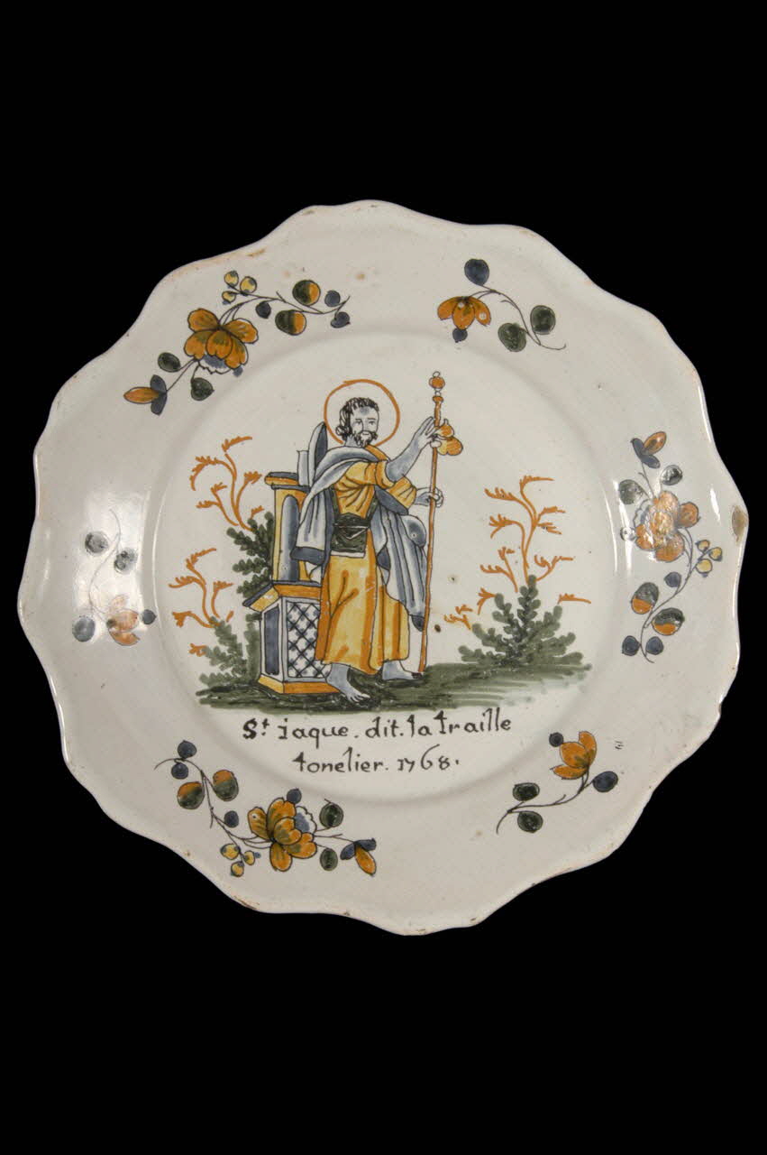 assiette plate France 1768 1955.15.9 Photo