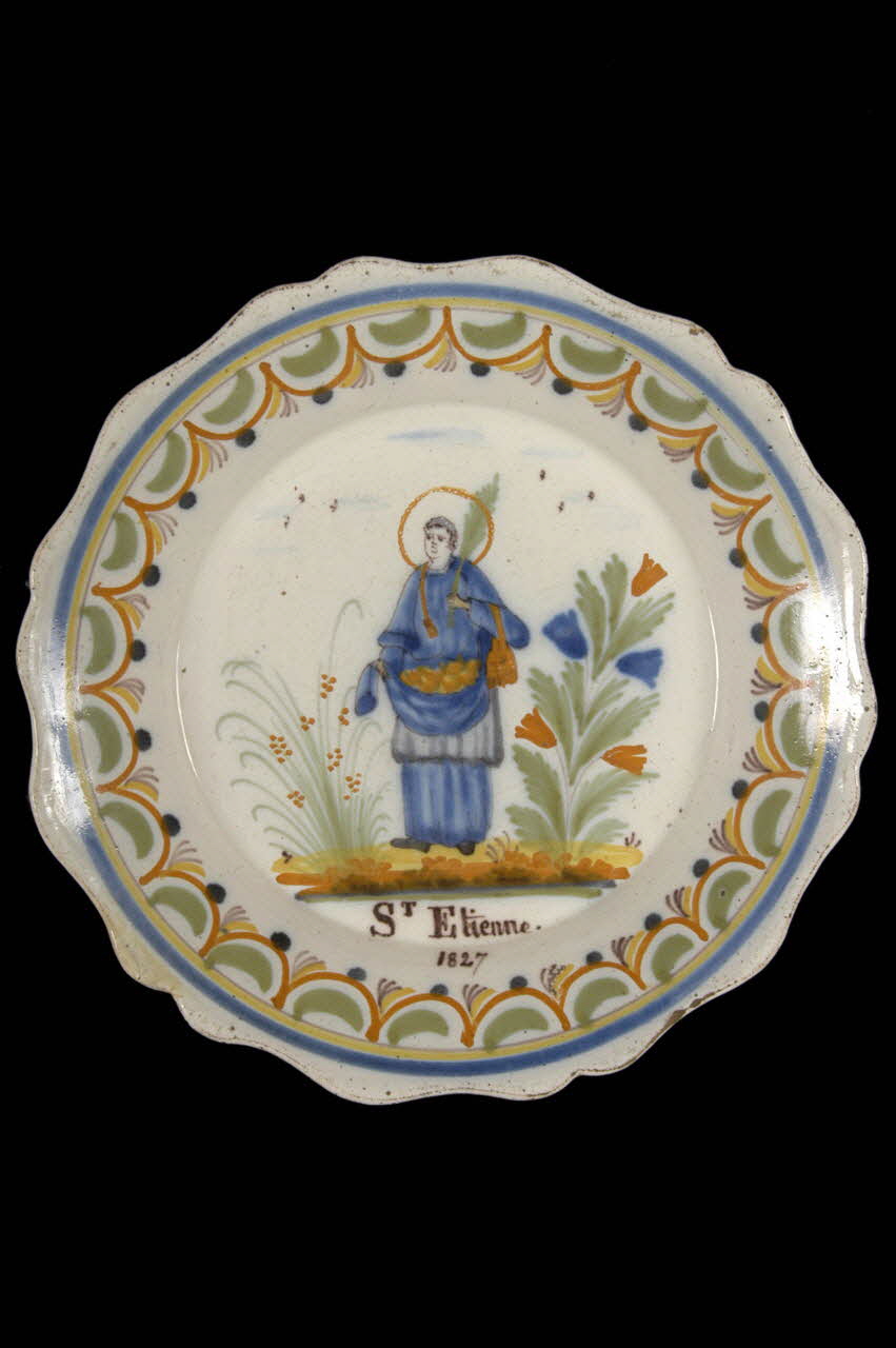 assiette calotte France 1827 1955.150.3 Photo