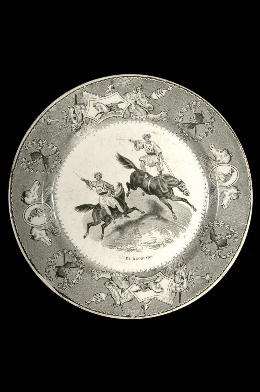 Lebeuf Milliet Et Cie assiette Picardie, France 1840-1849 1955.34.8 Photo