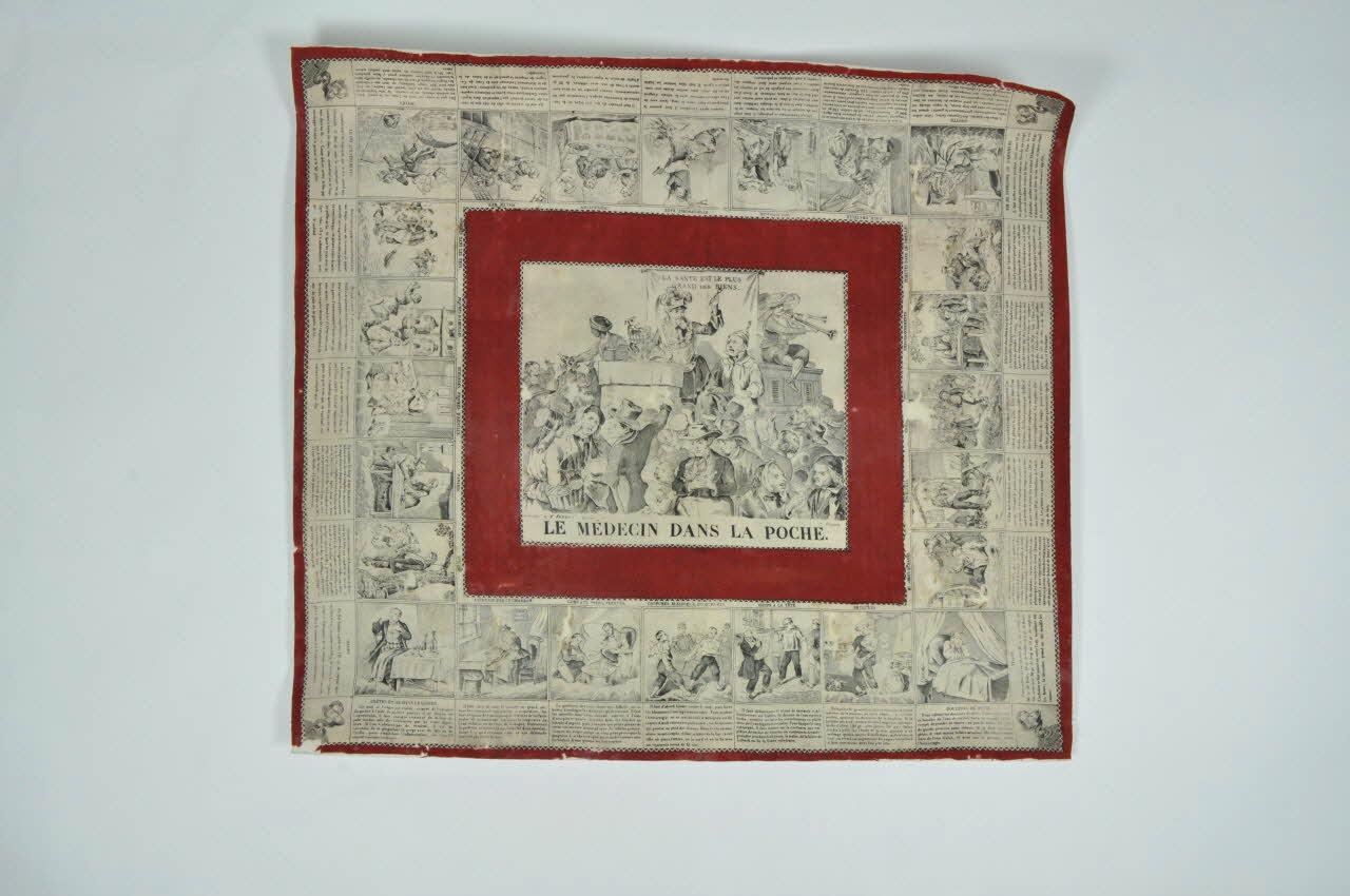 mouchoir Le médecin dans la poche 1958.51.14 Photo Mucem