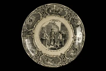 assiette plate Lorraine, France 1860-1870 1957.169.1 Photo