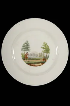 assiette plate Société de Guillaume Tell, Dunkerque 1957.33.4 Photo