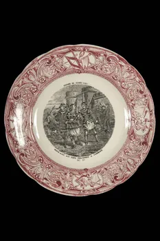 assiette plate Centre, France 1880 1957.42.5 Photo
