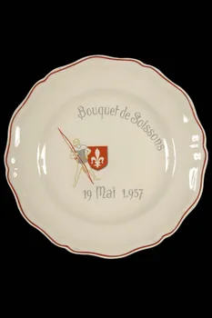 assiette plate Lorraine, France 1957 1957.55.2  Photo