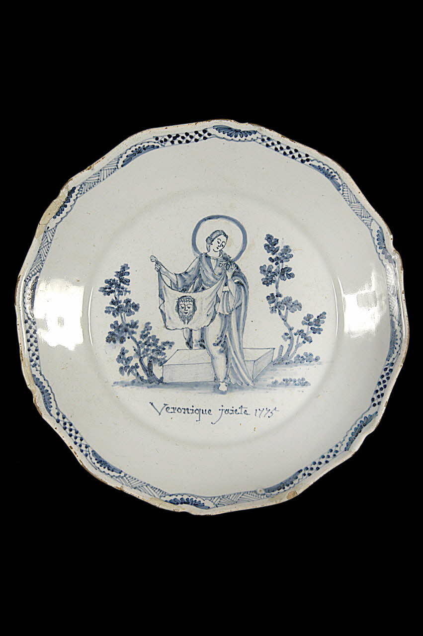 assiette calotte Véronique Jaiete 1775 France 1775 1958.28.1 Photo