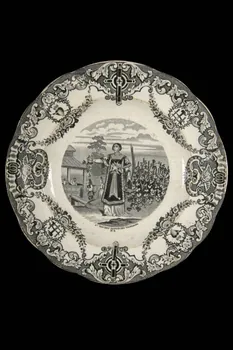 Geoffroy, De Boulen Et Cie; assiette plate Centre, France 1850 1959.105.9 Photo