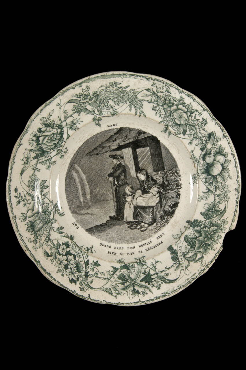 assiette plate 1959.107.1 Photo