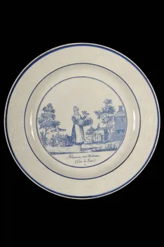 Paillart (Valentin), Hautin (Hippolyte); assiette plate Île-de-France, France 1830 1959.108.1 Photo