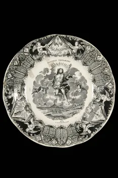 Lebeuf Milliet Et Cie assiette plate Picardie, France 1849-1867 1959.95.1 Photo