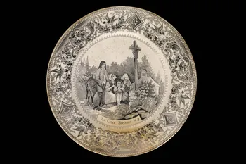 assiette plate Île-de-France, France 1850-1900 1960.16.1 Photo