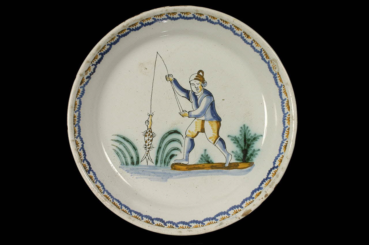 assiette calotte 1775-1800 1960.4.11 Photo