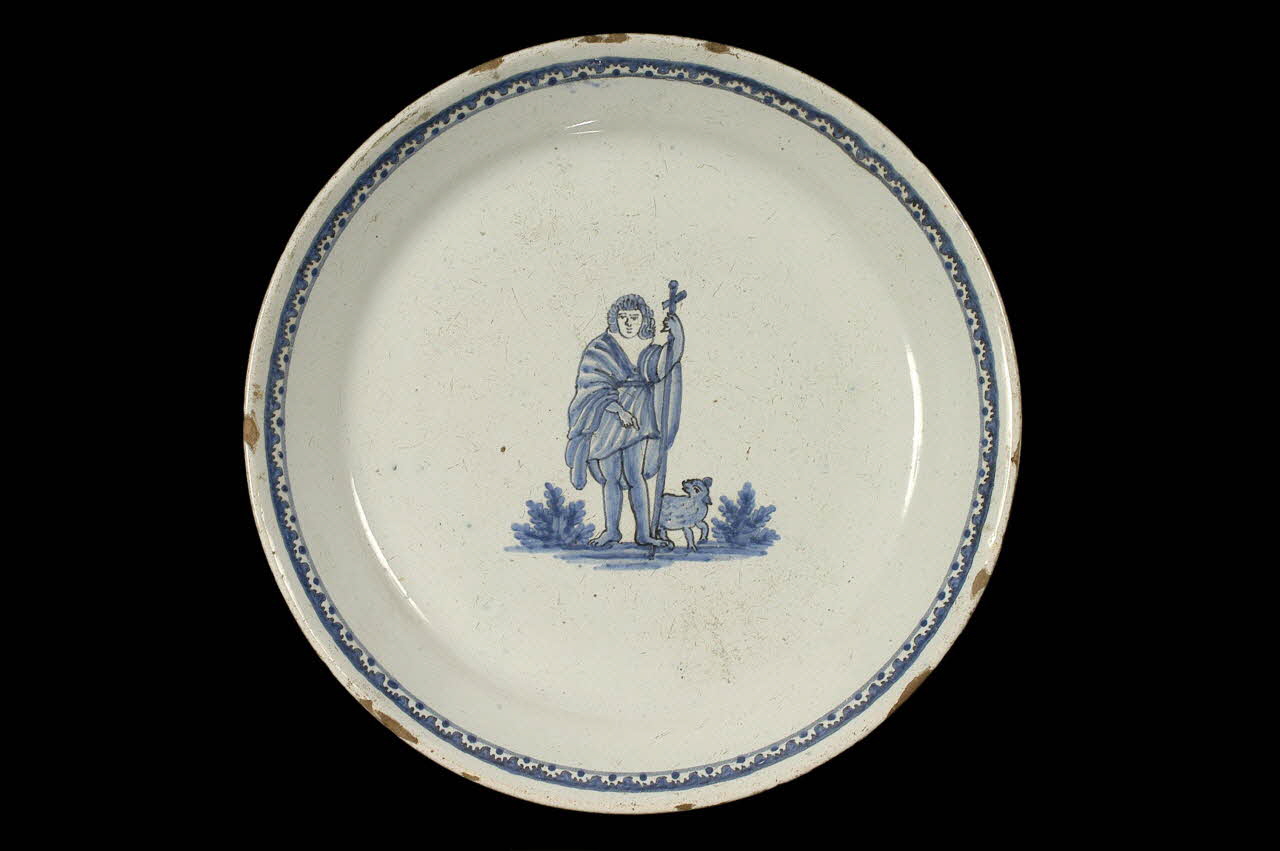 assiette calotte 1740 1960.4.13 Photo