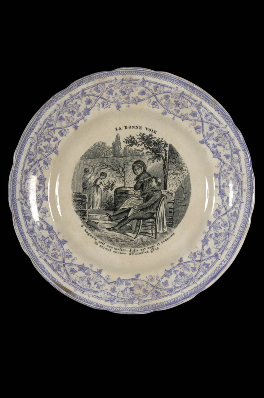 assiette plate 1960.45.1 Photo