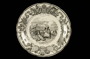 Lebeuf Milliet Et Cie assiette plate Picardie, France 1849-1867 1960.84.28 Photo