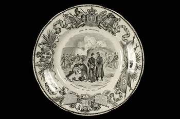 Lebeuf Milliet Et Cie assiette plate Picardie, France 1849-1867 1960.84.30 Photo