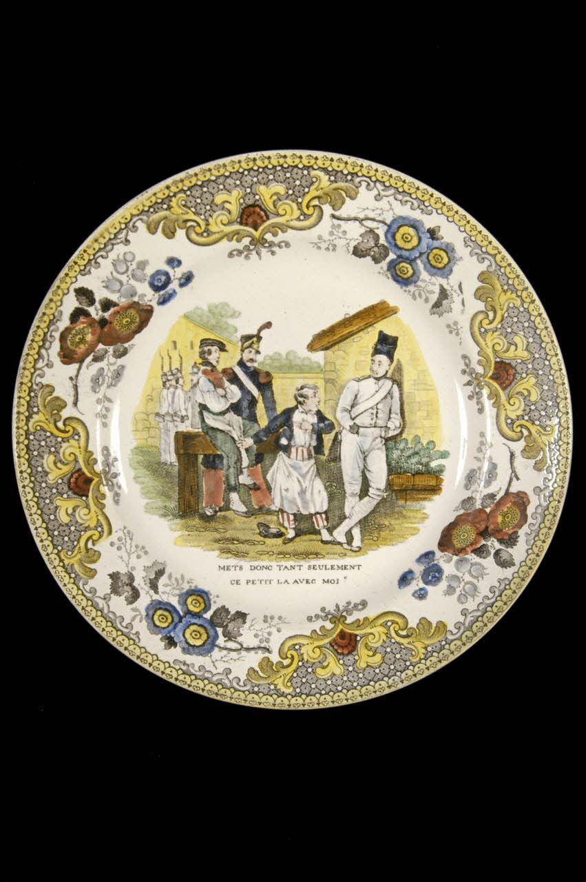 assiette plate 1960.84.36 Photo