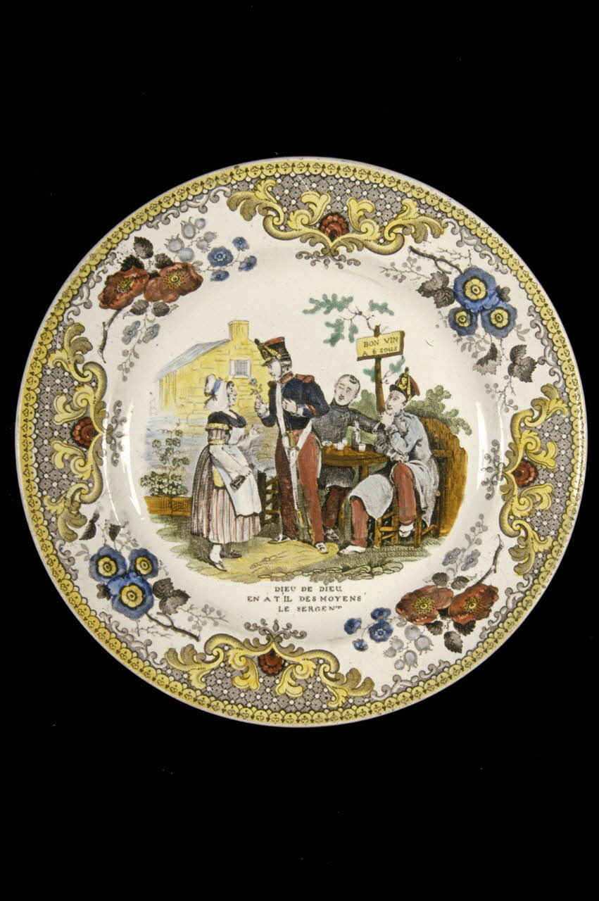 assiette plate 1960.84.37 Photo