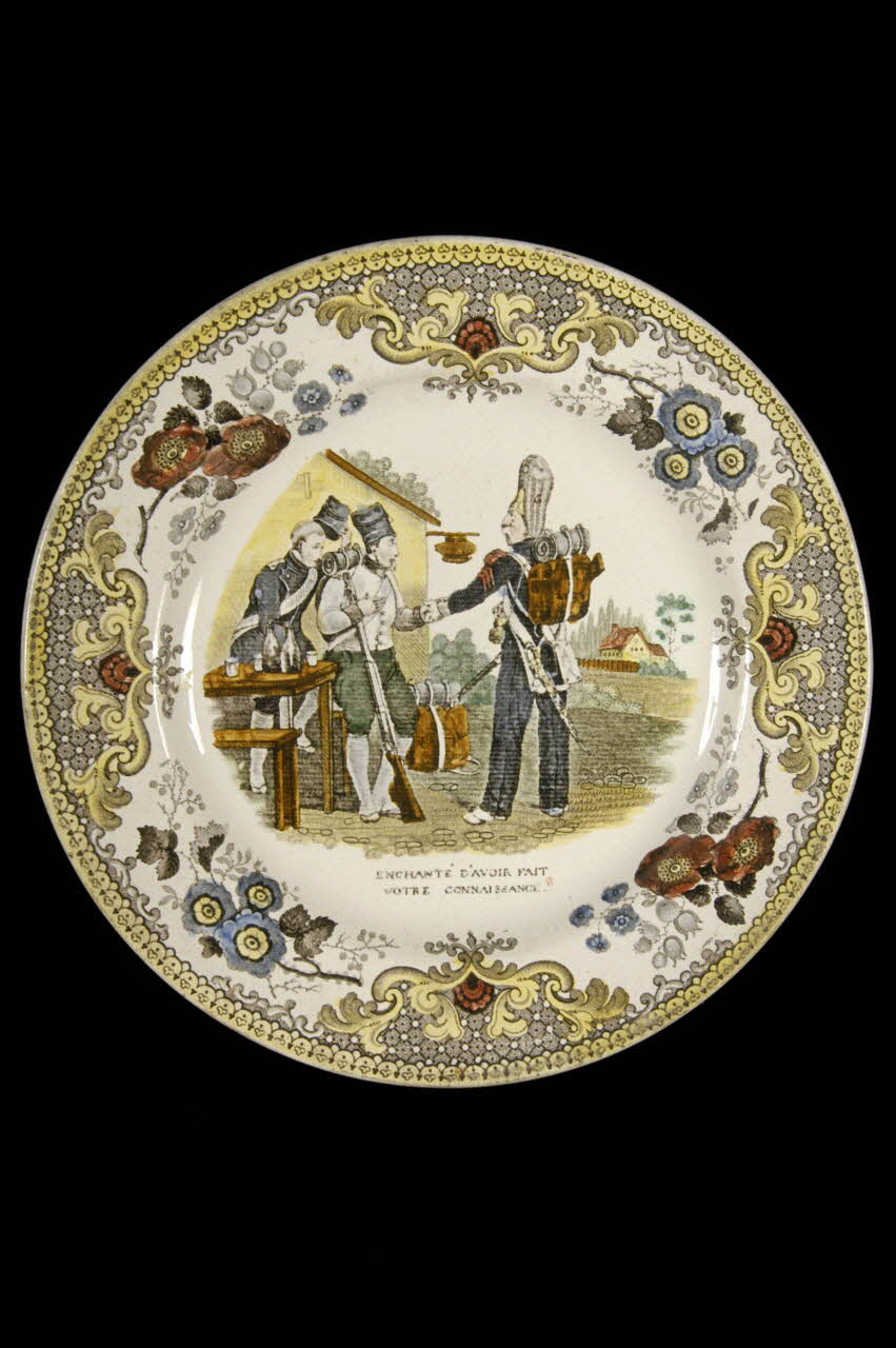assiette plate 1960.84.38 Photo