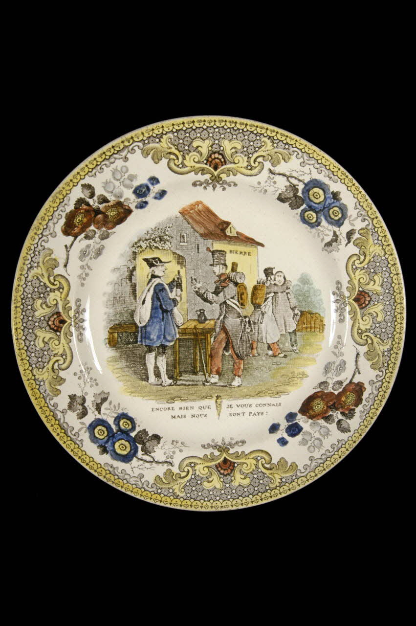 assiette plate 1960.84.39 Photo