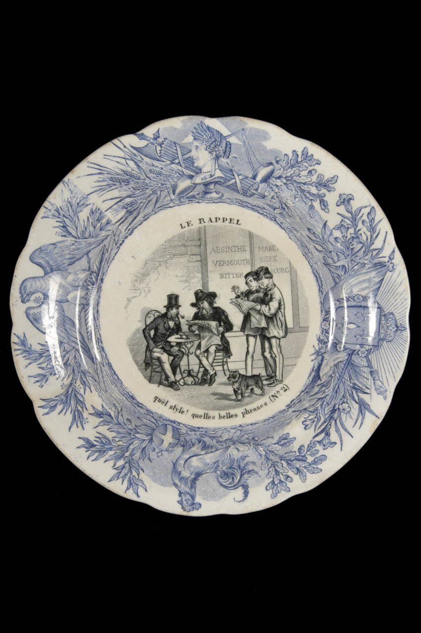 assiette plate 1960.84.40 Photo