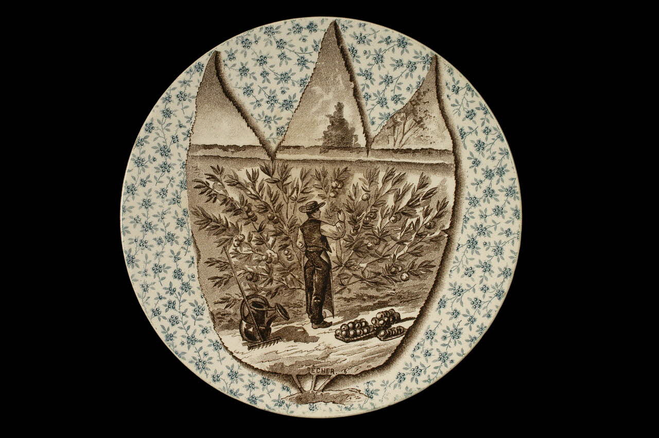 assiette plate 1960.84.9 Photo